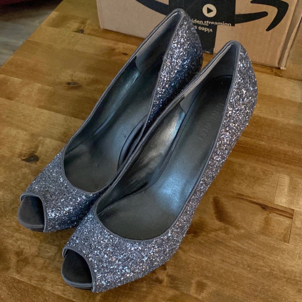 Nine west sparkly heels size 8M